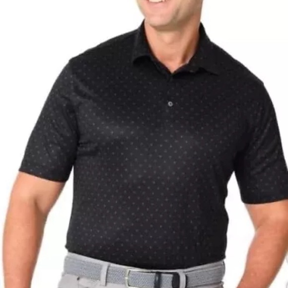 Greg Norman ML75 Men’s Black Play Dry Golf Polo Shirt , NWT. - Picture 2 of 10